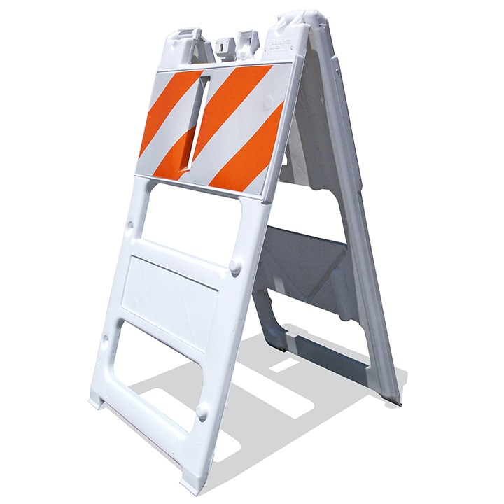 Barricade, Road Marker, Type 1, HIP, 24x12 Top, All Plastic