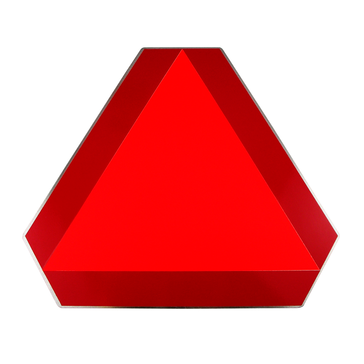 Slow Machine Triangle Slow Moving Vehicle Triangle, Sign, .063 Aluminum, AEGP - Myers and ...