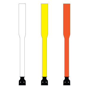 Channelflex II Post Only with UR Insert, 2.25in x 36in, Flat Top