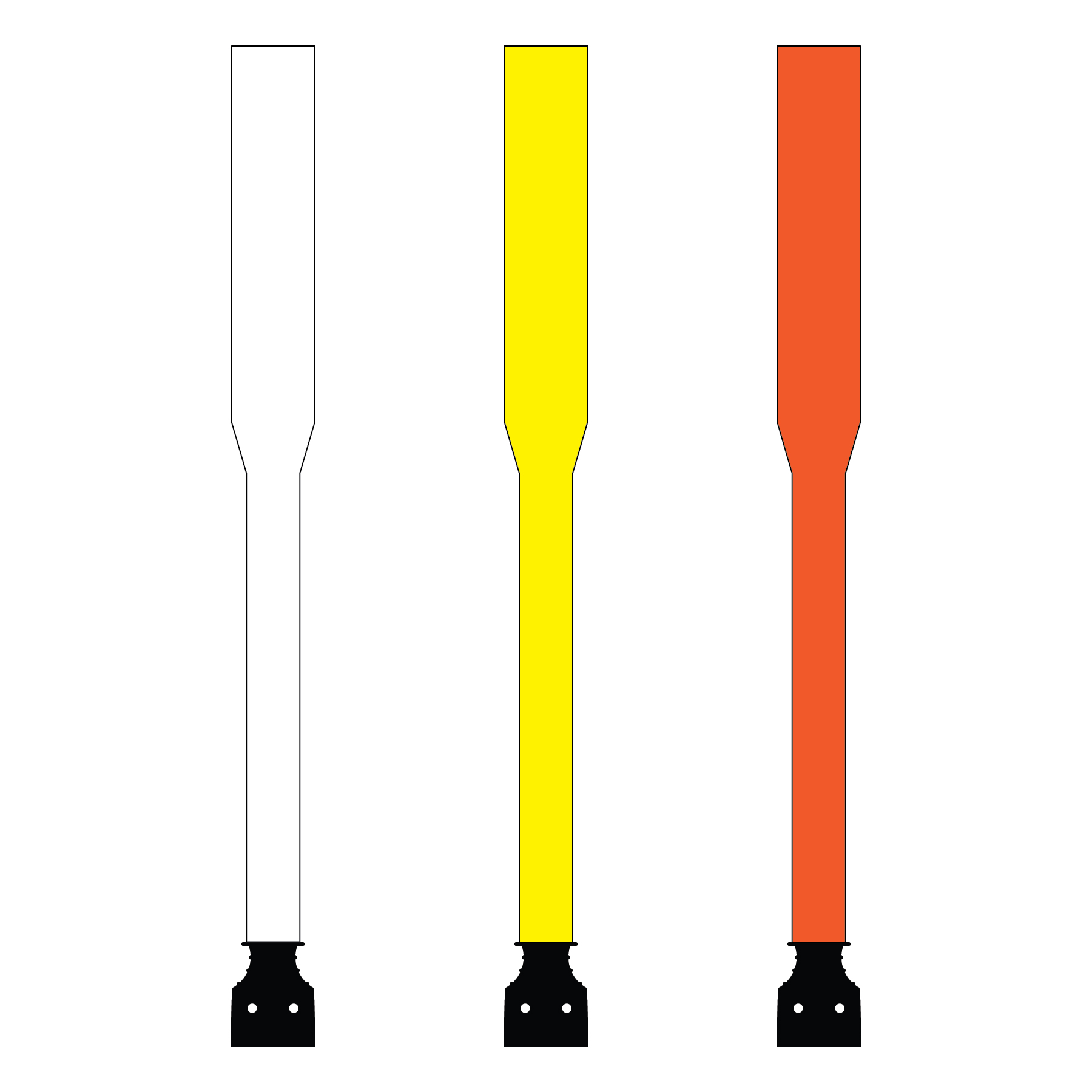 Channelflex II Post Only with UR Insert, 2.25in x 36in, Flat Top