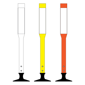 Channelflex UR, Complete, 36"x2.25", Flat Top, 1-3in White HIP Strip