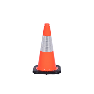 18 inch traffic cone with 6 inch collar