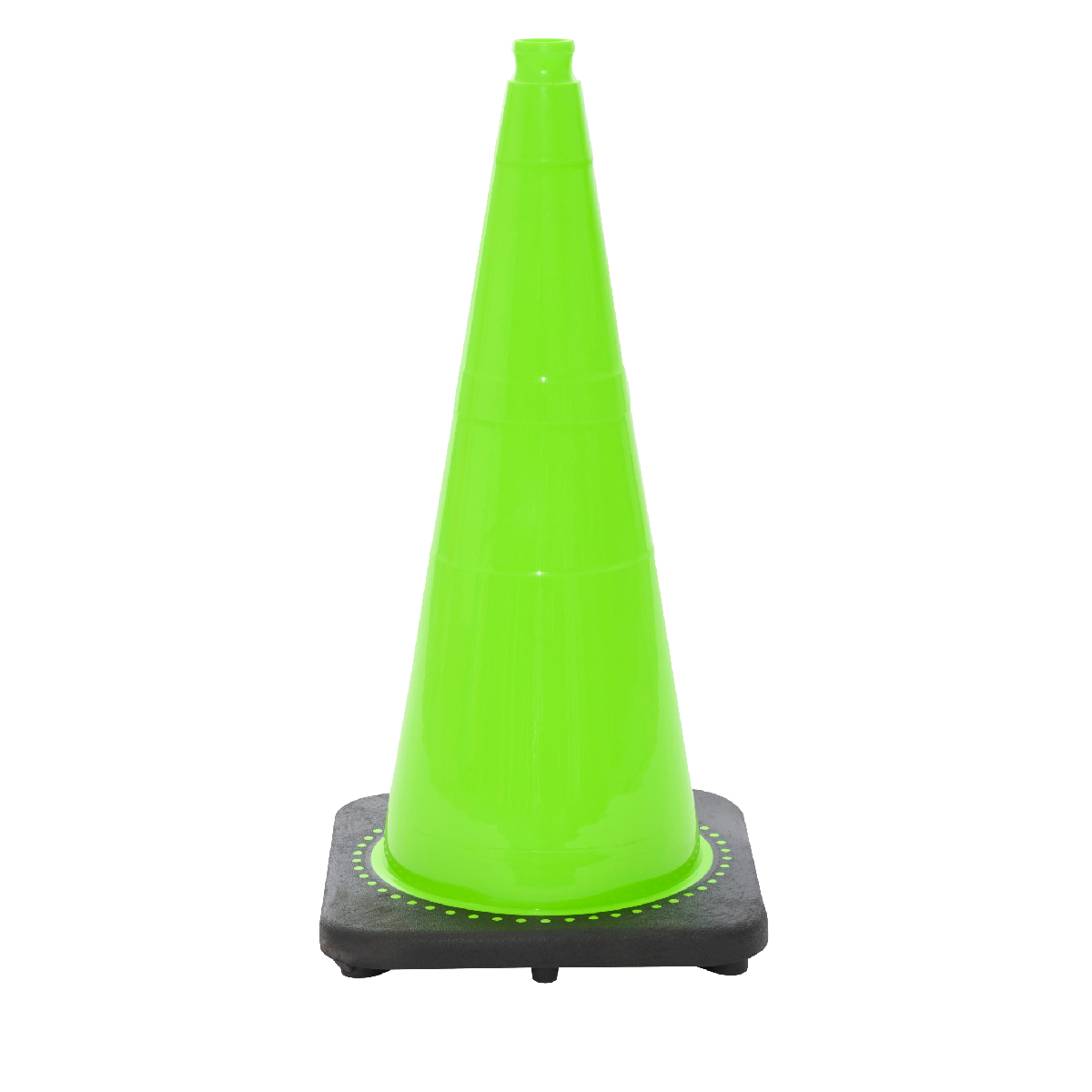 28 inch lime traffic cone