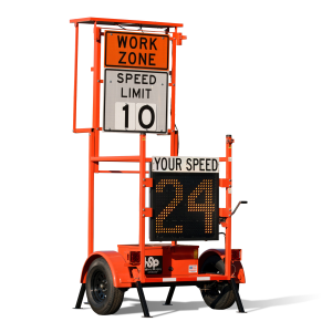 Speed feedback trailer