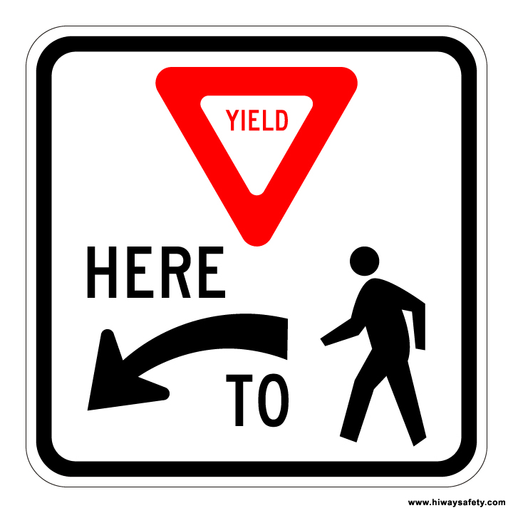 R1-5L YIELD TO Sign