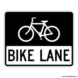 R3-17 BIKE LANE Sign