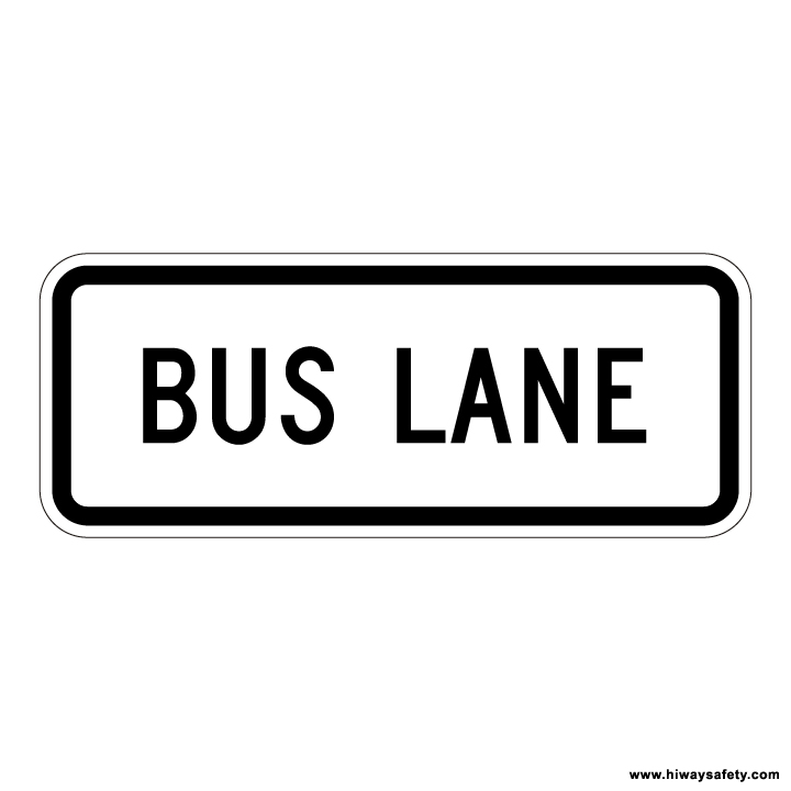 R3-5g BUS LANE Sign