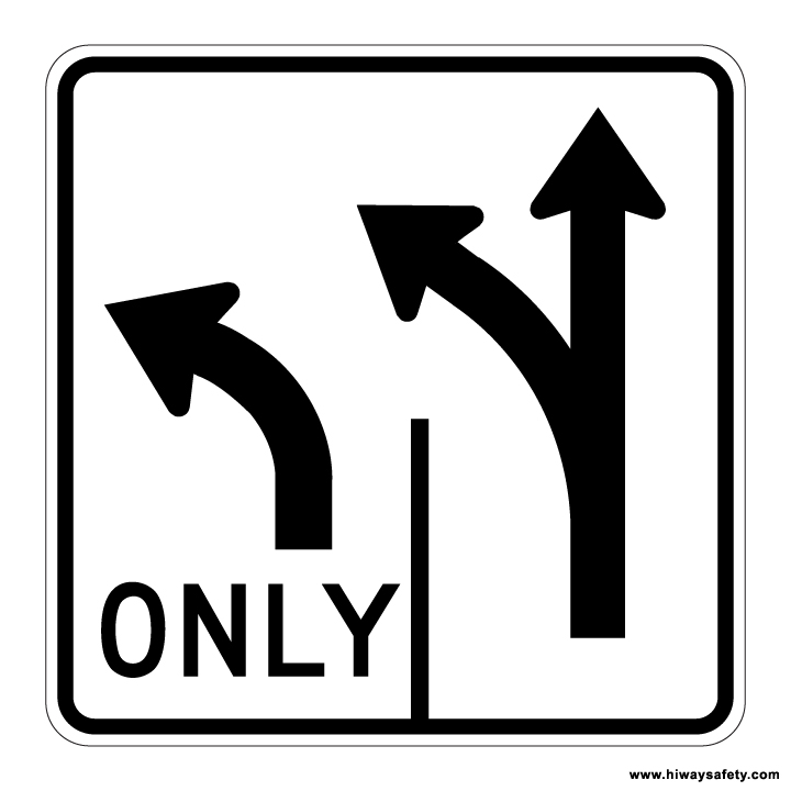 R3-8 Lane Control Sign
