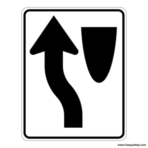 R4-8 Keep Left Symbol Sign