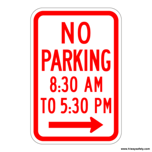 R7-2 NO PARKING Sign