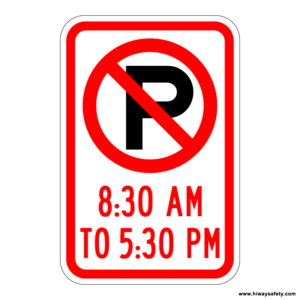R7-2a No Parking Symbol Sign