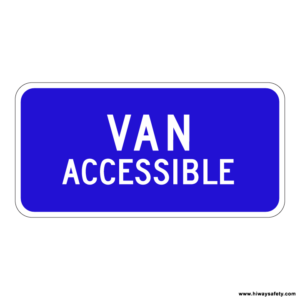 R7-8b VAN ACCESSIBLE Sign