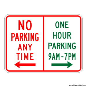 R7-200 Combination NO PARKING Sign