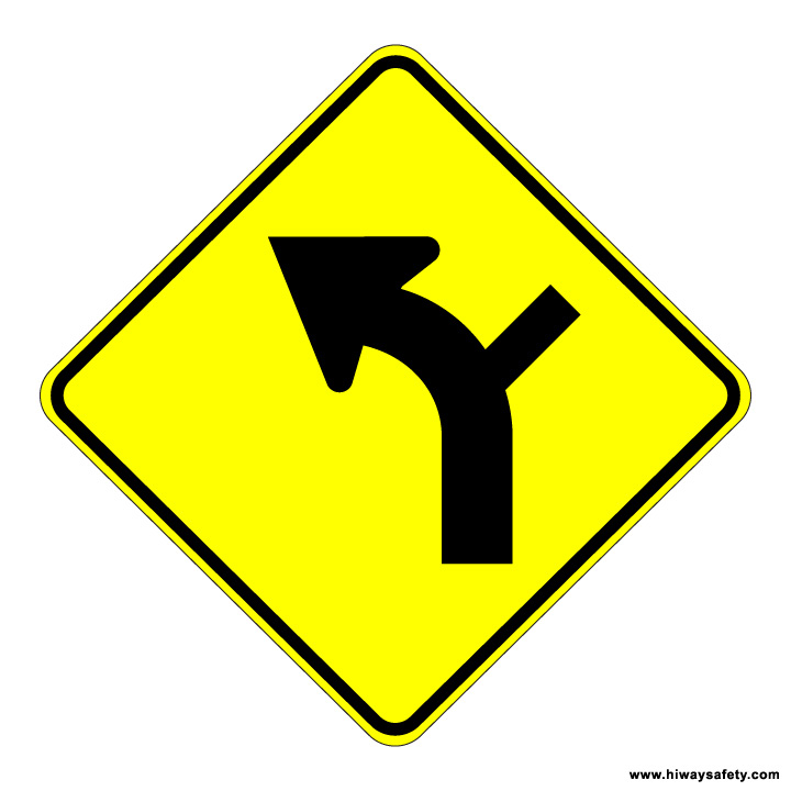 W1-10L Horizontal Alignment Sign