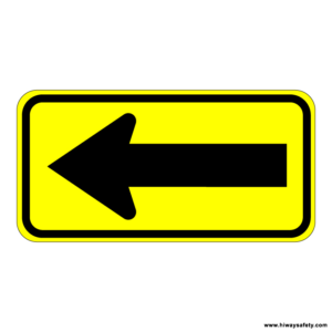 W1-6 Arrow Sign