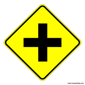 W2-1 Cross Road Sign