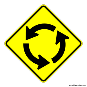 W2-6 Circular Intersection Sign