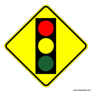 W3-3 Signal Ahead Sign