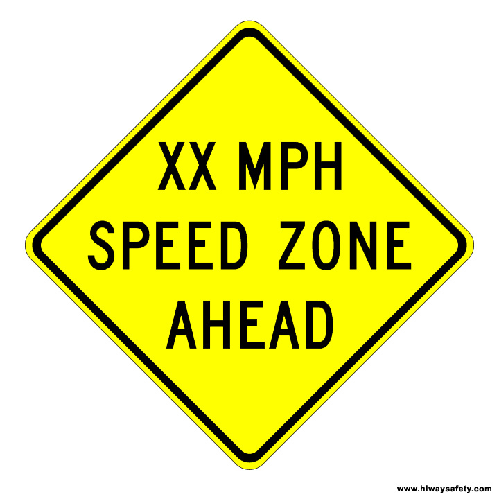 W3-5a, SPEED REDUCTION - Myers and Sons Hi-Way Safety Inc.