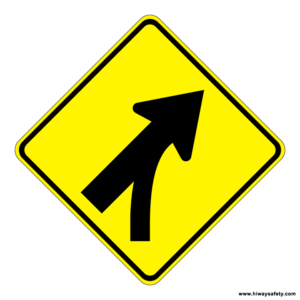 W4-5 Entering Roadway Merge Sign