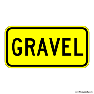w7-4e GRAVEL Sign