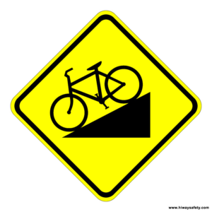 W7-5 Bicycle Hill Sign