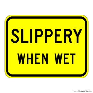 SLIPPERY WHEN WET Plaque