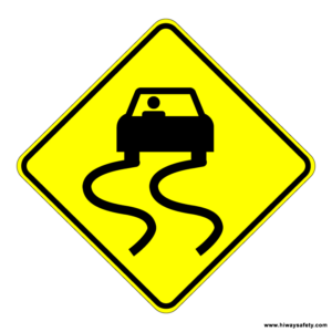 W8-5 Slippery When Wet Sign