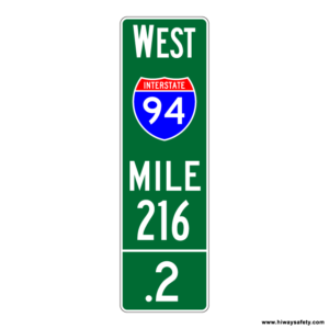 D10-5 INTERMEDIATE ENHANCED REFERENCE LOCATION Sign