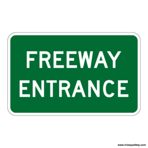 D13-3 FREEWAY ENTRANCE Sign