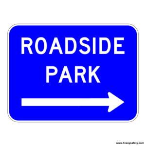 D5-5b ROADSIDE PARK Arrow Sign