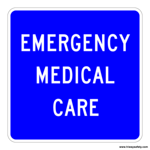 D9-13c Emergency Medical Care Sign