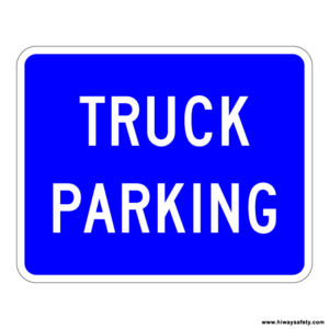 D9-16 TRUCK PARKING Sign