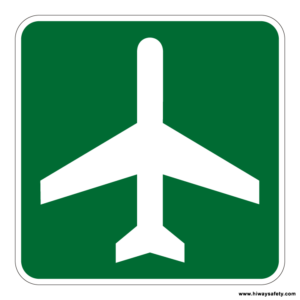 I-5 Airport Sign
