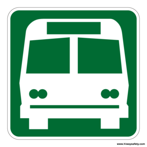 I-6 Bus Station Sign