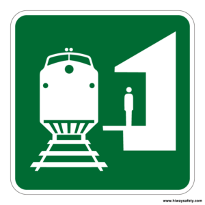 I-7 Train Station Sign