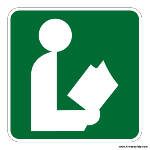 I-8 Library Sign
