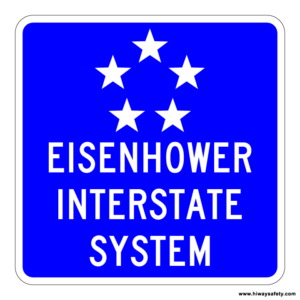 M1-10 EISENHOWER INTERSTATE SYSTEM Sign