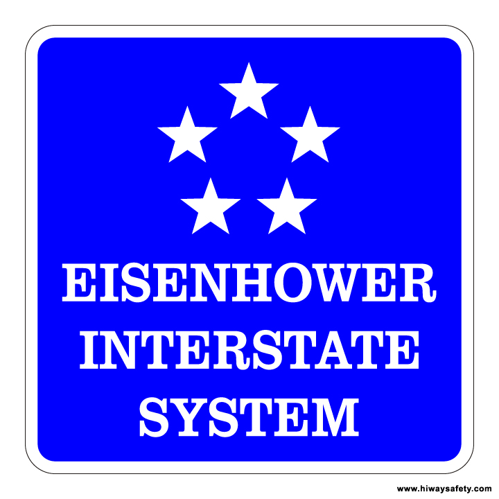 M1-10a EISENHOWER INTERSTATE SYSTEM Sign