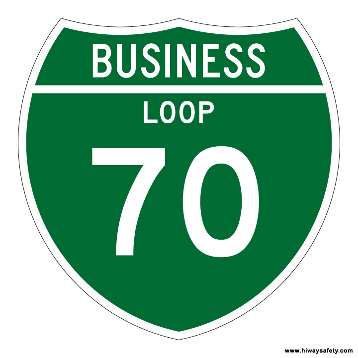 M1-2 Business Loop Sign