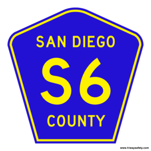M1-6 County Route Sign