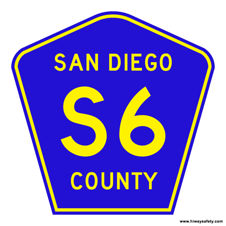 M1-6 County Route Sign