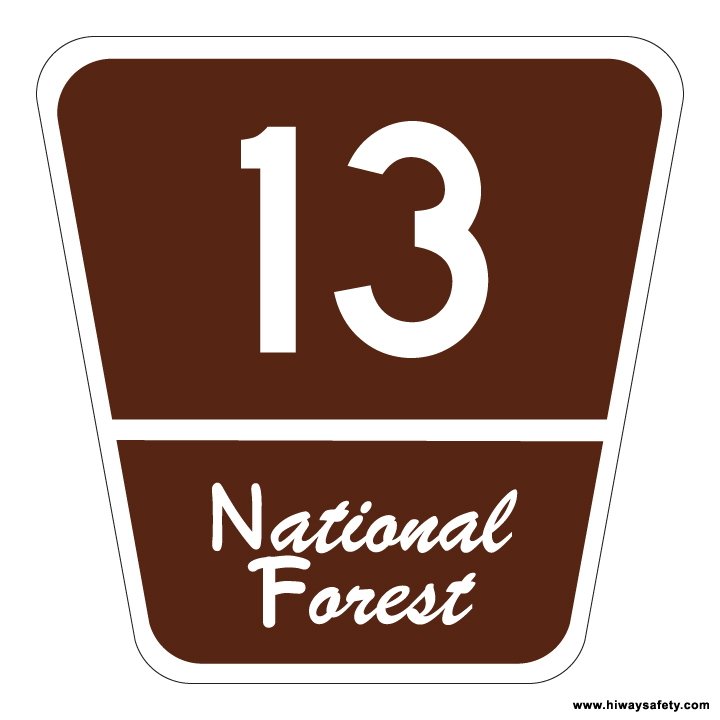 M1-7 Forest Route Sign