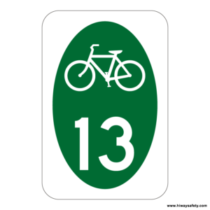 M1-8 Bicycle Route Sign