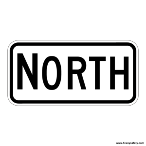M3-1 NORTH Direction Auxiliary Sign