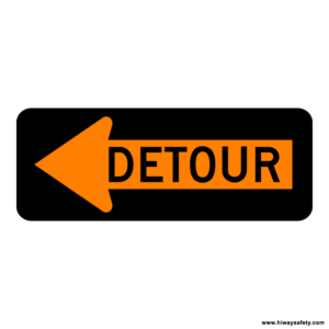 M4-10L Left DETOUR Arrow