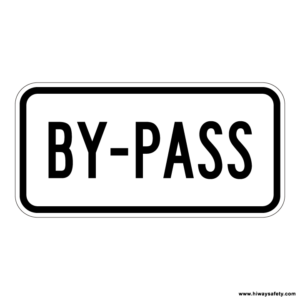 M4-2 BY-PASS Auxiliary Sign