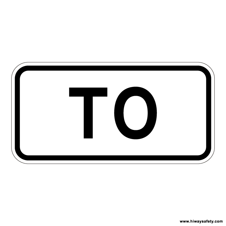 M4-5 TO Auxiliary Sign