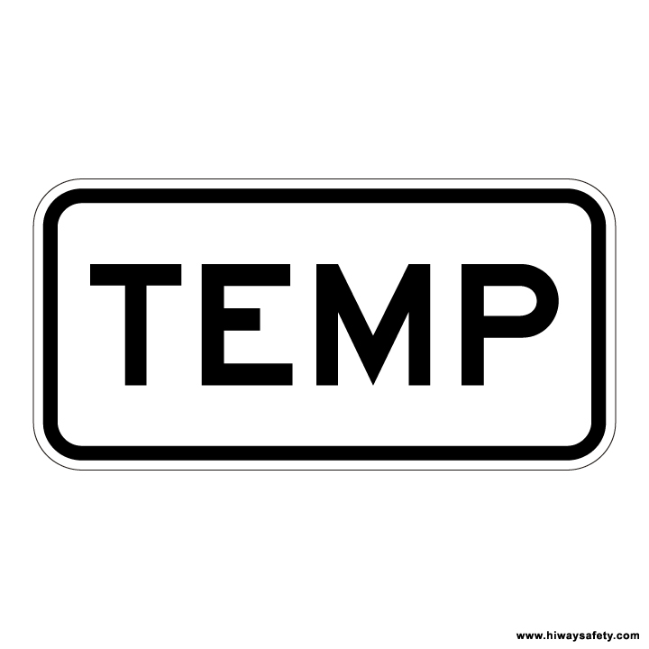 M4-7a TEMP Auxiliary Sign