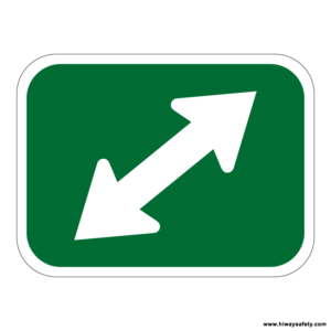 M7-3 Directional Arrow Sign